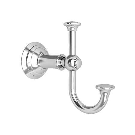 Newport Brass Double Robe Hook in Polished Chrome 34-13-26